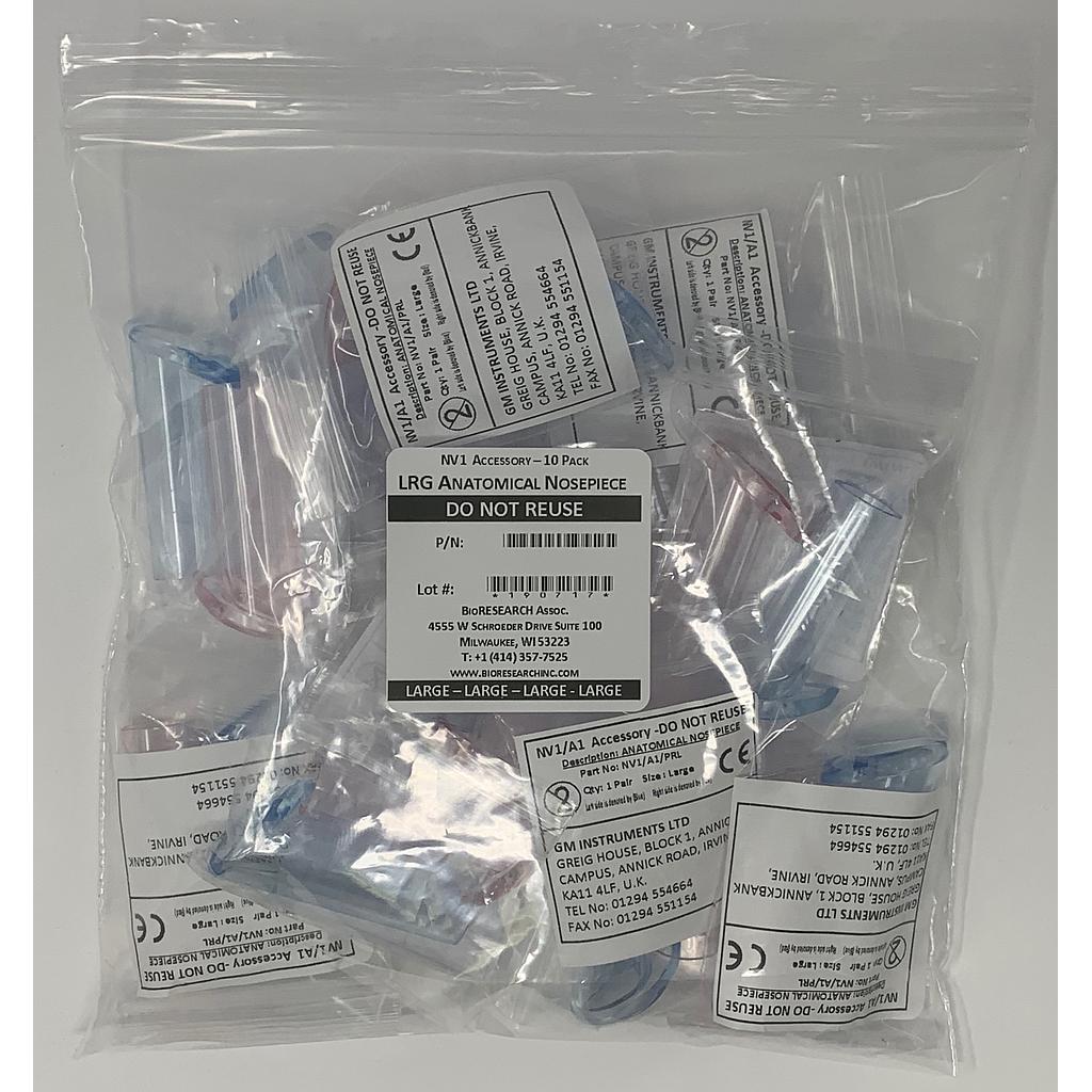 Anatomical Nosepiece: Large: 10-Pack
